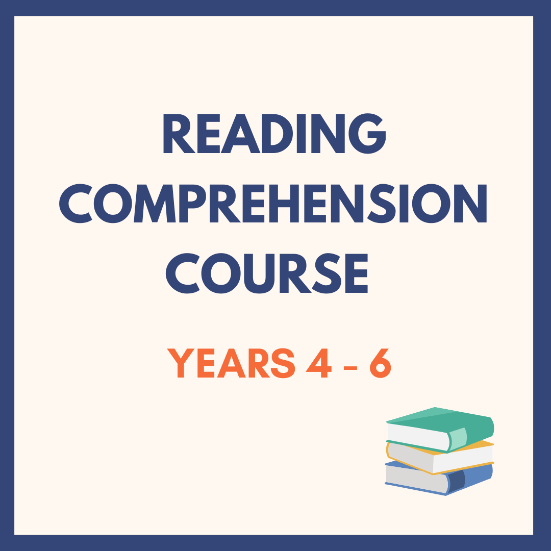 Reading Comprehension Course for Years 4-6 reading comprehension course