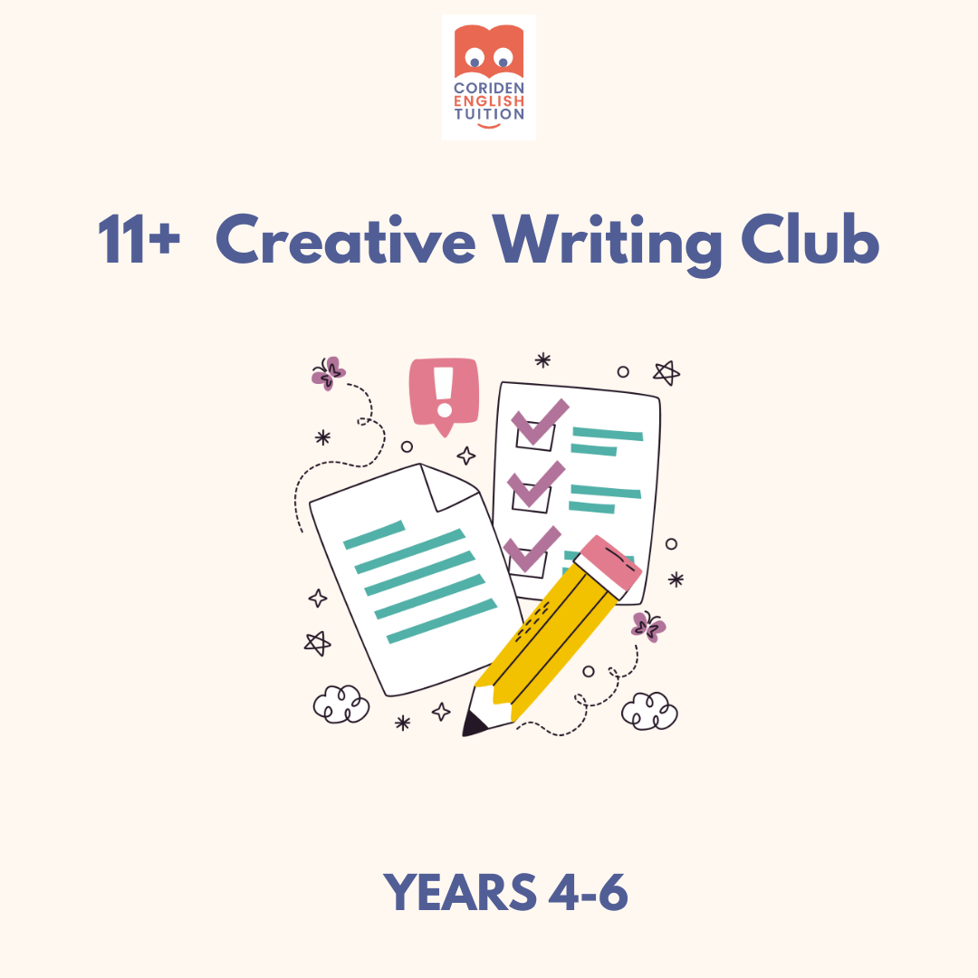 Picture for 11+ Creative Writing Club for Years 4-6 with picture or pencil and worksheets